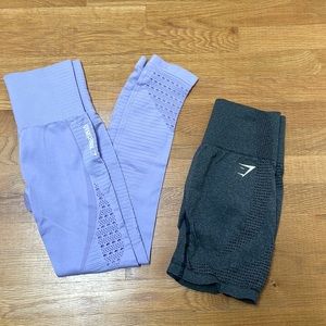 Lot of 2 Gymshark Bottoms Size XS/S